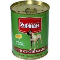 Четвероногий Гурман консервы для собак с потрошками