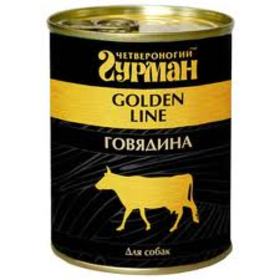 Четвероногий Гурман Голден консервы для собак с говядиной