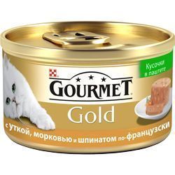 Gourmet Gold с уткой, морковью и шпинатом