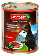 Porcelan консервы для собак с говядиной