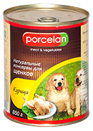 Porcelan консервы для щенков с курицей