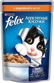 Felix с индейкой в желе