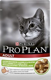 Pro Plan Pouch Adult с ягненком в желе