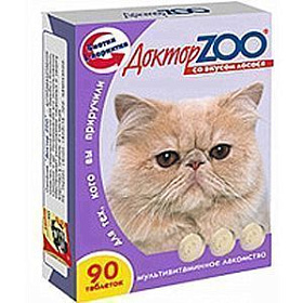 Доктор Зоо для кошек со вкусом лосося