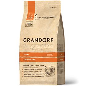 Grandorf Turkey & Rice Adult Sterilized