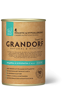 Grandorf Dog Индейка Куропатка в желе