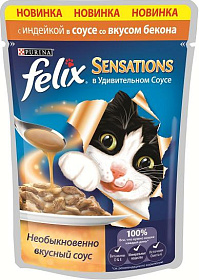 Felix Sensations с индейкой в соусе