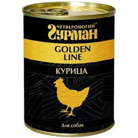 Четвероногий Гурман Голден консервы для собак с курицей
