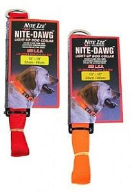 Ошейник Nite Ize 20,3-30,6см, желтый