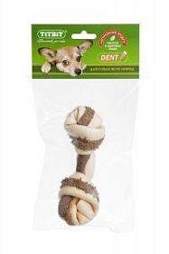 Titbit кость узловая №8 с говяжим рубцом (МУ)