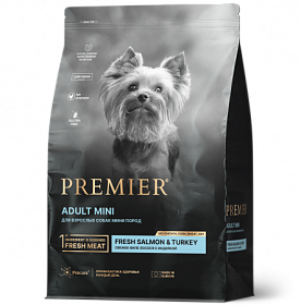 Premier Dog Salmon&Turkey ADULT Mini