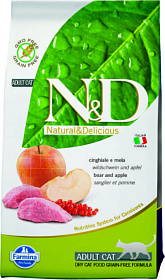 Farmina N&D Cat Boar & Apple Grain Free