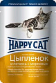 Happy Cat с цыпленком и печенью в соусе
