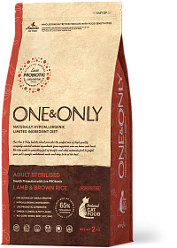 One&Only Cat Sterilised Lamb&Brown rice