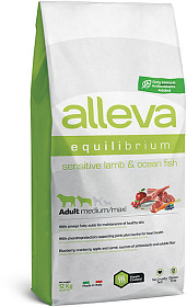 Alleva Equilibrium Sensitive Medium/Maxi Lamb&Fish