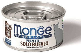 Monge Cat Monoprotein мясные хлопья из буйвола
