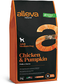 Alleva Natural Medium Chicken & Pumpkin