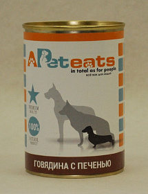 APetEats для собак с говядиной и печенью