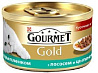 Gourmet Gold с лососем и курицей в соусе