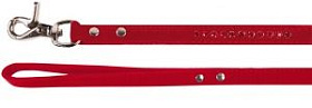 Поводок бархатный Dezzie красный