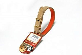 Ошейник Каскад №17 с подкладом не украшенный