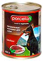 Porcelan консервы для собак с говядиной