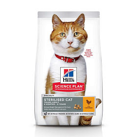 Hill's SP Feline Sterilised Cat Young Adult со вкусом курицы