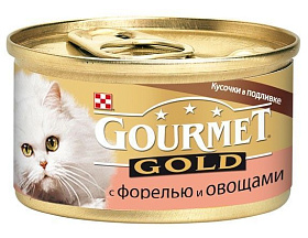 Gourmet Gold с форелью и овощами в соусе