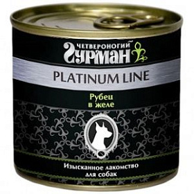 Четвероногий Гурман Платинум для собак с рубцом говяжим в желе