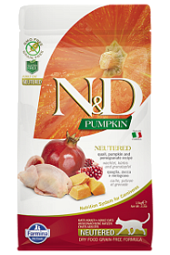 Farmina N&D Cat GF Pumpkin Neutered Quail