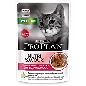 Pro Plan Pouch Sterilised УТКА в соусе