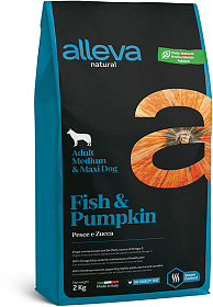 Alleva Natural Medium/Maxi Fish & Pumpkin