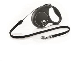 Рулетка Flexi Design черный/серый