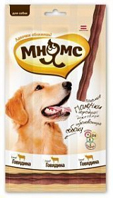 Мнямс колбаски для собак с говядиной