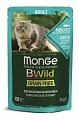 Monge Cat BWild GRAIN FREE из лосося с креветками и овощами